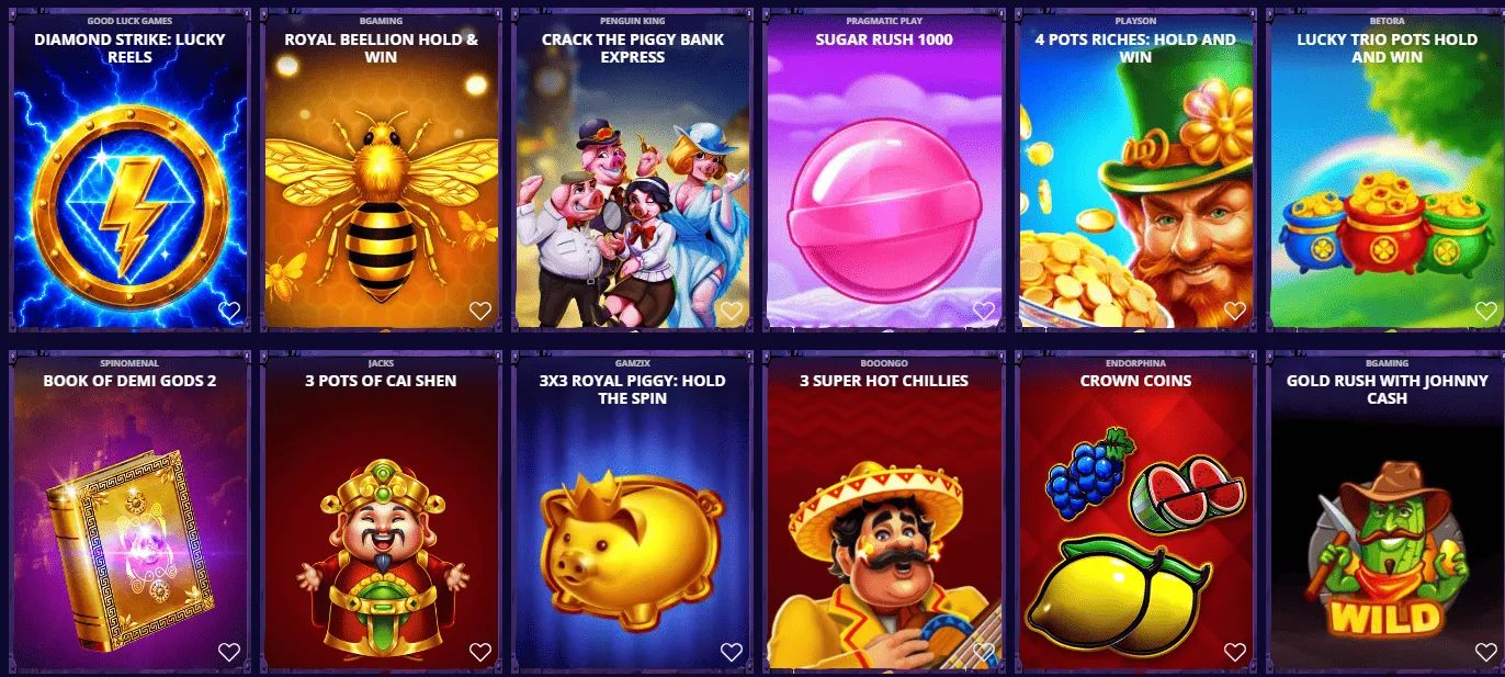 Slot e giochi BonusKong